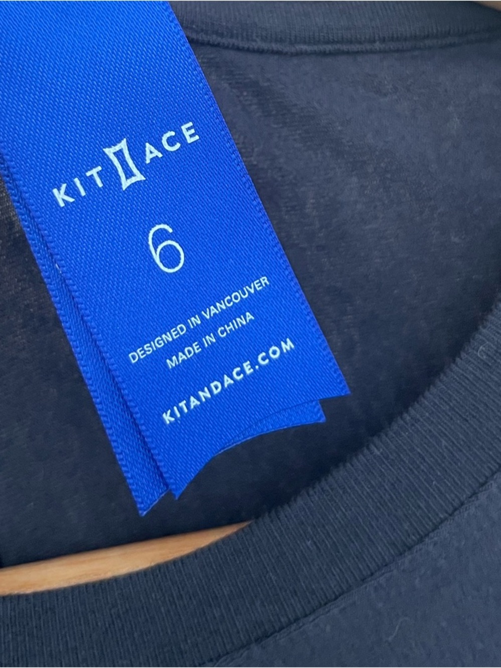 Kit and Ace Cashmere Blend Wave Long Sleeve Dress - Picture 3 of 5